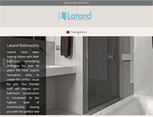 Tablet Screenshot of latand.com.au